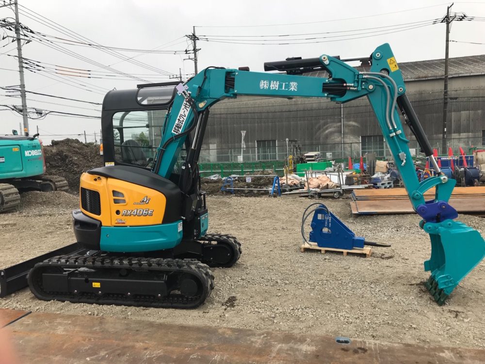 工事用の重機