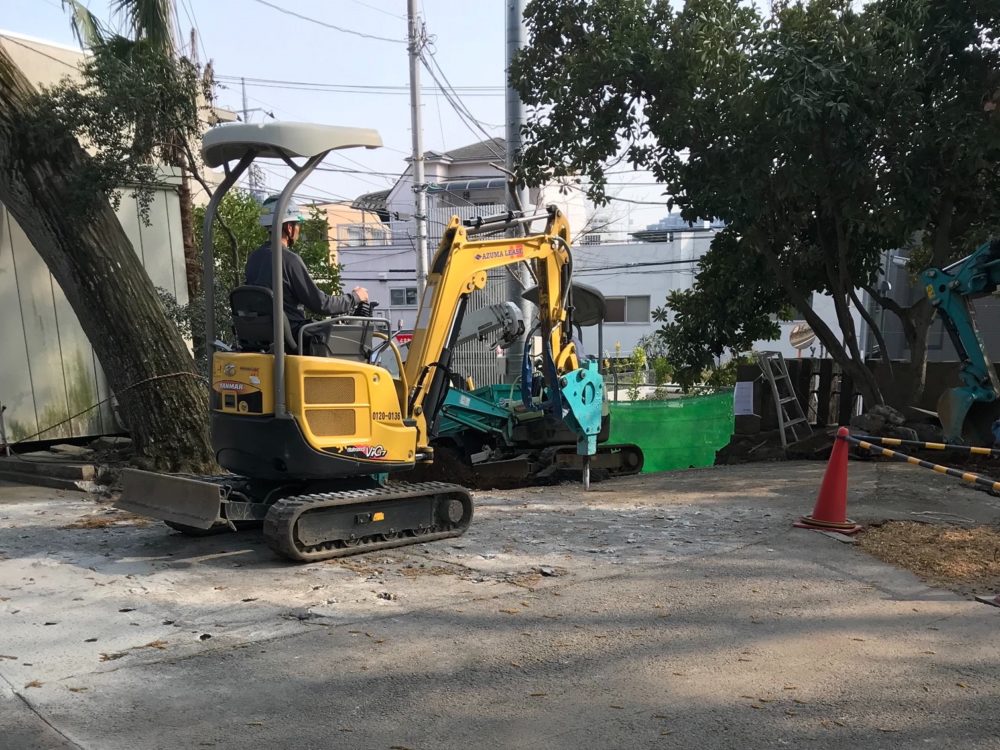 土木工事の様子