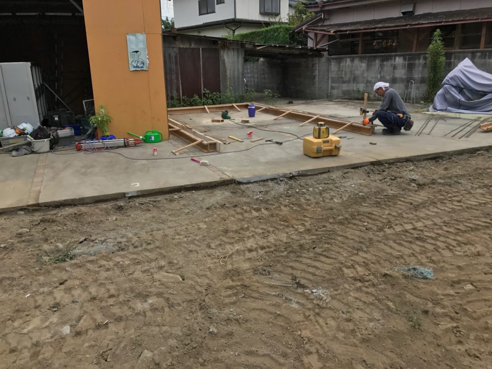土木工事の様子
