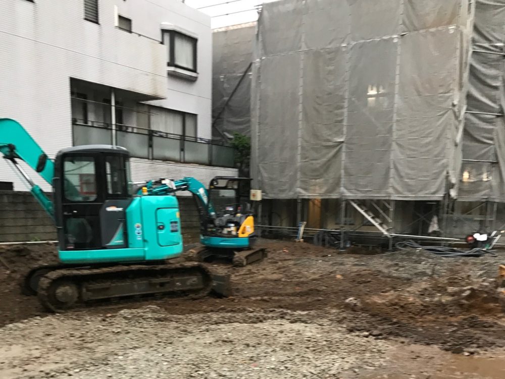 土木工事の様子